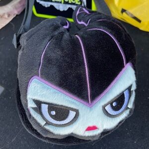 NEW 💜🖤 Disney Villains Maleficent Plush Crossbody Bag Purse Cosplay Accessory